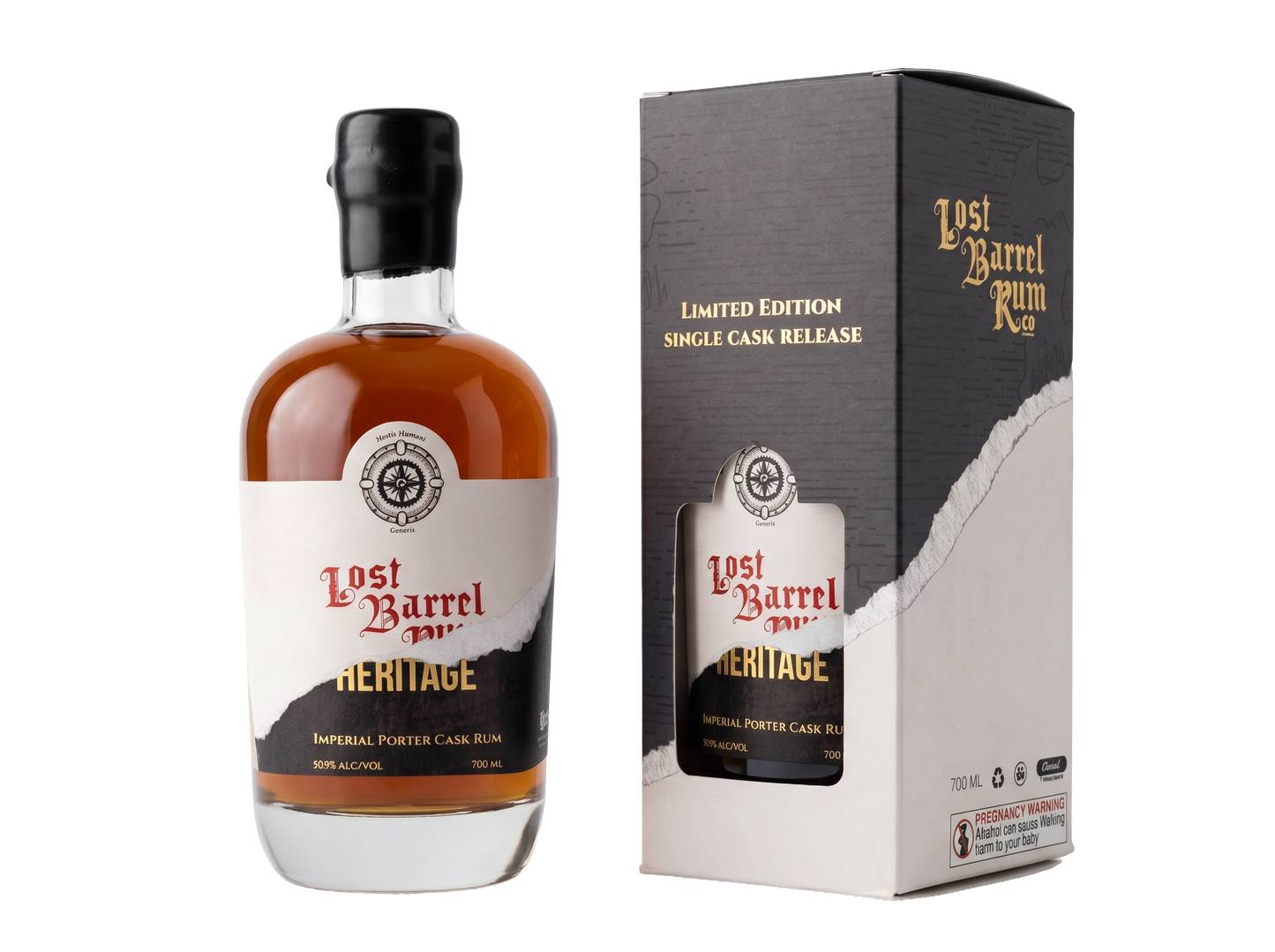 Renaissance x Lost Barrel Porter Cask Rum Limited Edition 700ml